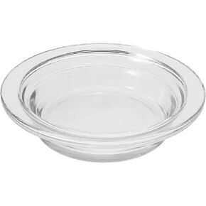 Kichvoe Replacement Oil Warmer Dish 4.5in Wax Melt Warmer Liner Round Glass Oil Pan Heaters Dish Candle Tart Warmer Bowl Plate Electric Lamp Wax Tray