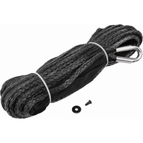 Winch Synthetic Rope 104232 90' long-3/8 Hook/Loop Ends fits VR EVO 8-S, VR EVO 10-S and VR EVO 12-S