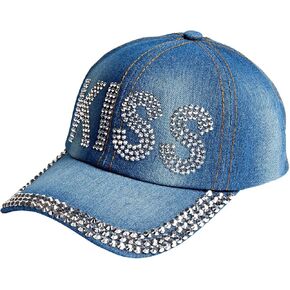 Red by Kiss Satin-Lined Baseball Cap, Comfortable Fit Adjustable Hat, Hair Protection Unique Designs