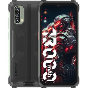 Blackview BV7100 Rugged Smartphone Unlocked,13000mAh Battery,33W Fast Charge,10GB+128GB/1TB Expand,6.58" FHD+,Android 12,IP69K Waterproof Cell Phone,NFC,OTG,Glove Mode,Face/Fingerprint Unlocked Phones