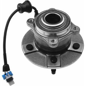 A-Premium Rear Wheel Bearing and Hub Assembly with ABS & 5-Lug Compatible with Chevrolet Equinox 2005-2006 & Pontiac Torrent 2006 & Saturn Vue 2002-2007