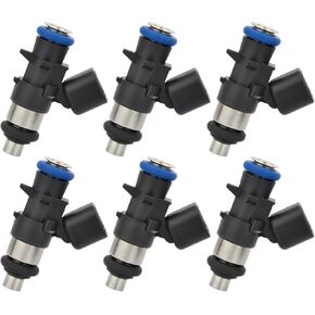 6pcs Fuel Injectors for 2014 2015 2016 2017 Jeep Cherokee 3.2L V6 Nozzles Replacement FJ1267 4627794AA 0280158313