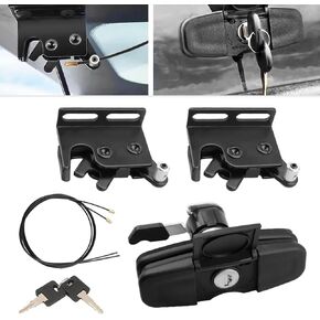 Truck Cap Lock Replacement Parts, Twist Handle Kit Truck Door Cap Rotary Latch Mount Locking T-Handle Compatible with Leer Truck in Kuwait