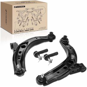 A-Premium Set of 4, Front Lower Control Arm, Outer Tie Rod End, Compatible with Mazda MPV 2000 2001 2002 2003 2004 2005 2006