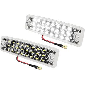 LED License Plate Light For 1996-2023 4Runner For 2008-2022 Sequoia 6500K Cool White Tag Light Assembly Compatible with Toyota 4Runner Sequoia 2Pack