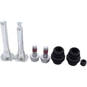 Front Brake Caliper Slider Pins Guide Kit for CRV CR-V Mk2 02 03 04 05 06 BCF1393C 113-1393X CKT1047 Repair Accessories Stainless Steel