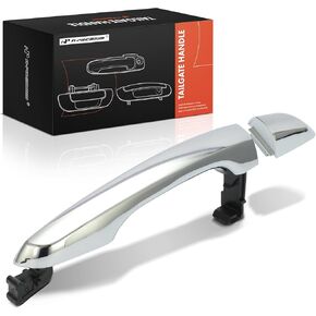 A-Premium Rear Right Passenger Side Exterior Door Handle Compatible with Hyundai Elantra 2017 2018 2019 2020, Sedan, Chrome