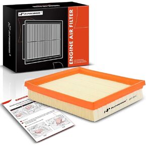 A-Premium Engine Air Filter Compatible with BMW F30 F32 228i, 228i xDrive, 320i, 320i xDrive, 328d, 328d xDrive, 328i, 328i xDrive, 428i, 428i xDrive, 2012-2018, Replace# 13717630911