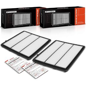 A-Premium 2-PC Engine Air Filter Compatible with Infiniti QX50 2019-2023, QX55 2022-2024, 2.0L, Replace# 16546-5NA1C, 165465NA1C