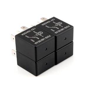 F57B14B192AA Automotive Relay Fit for Ford Toyota Cadillac Some Vehicles 12V DC 5 Pins 10A/20A Pack of 4 Multi Purpose Relay Replace 04671168 RY1013 ZZM067733