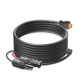 16.5Ft Solar to XT60i Extension Cable Compatible with EF Ecoflow Delta/River Serie/BLUETTI/DJI Power/Anker SOLIX & Many Other XT60/XT60i Portable Power Station Generator & Renogy ECOFLOW Solar Panels
