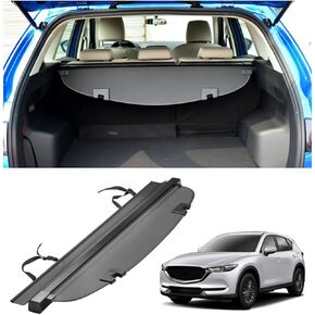 Mazda CX-5 Cargo Cover Retractable Rear Trunk Security Shield Cargo Luggage Cover Shade Compatible for Mazda CX5 CX-5 Accessories 2017 2018 2019 2020 2021 2022 2023 2024