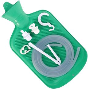 Enema Bag Kit with 5ft Hose Coffee Enemas at Home Water Shower Douche Colon Detox Cleanse Kit with Tubing, Tips, Clamp and Hook