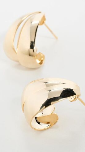 حلقات جينا المزدوجة للسيدات من SHASHI in Kuwait