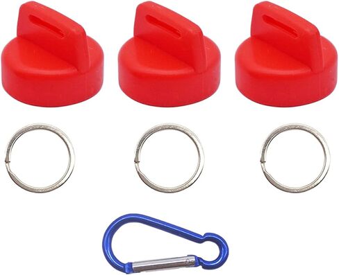 غطاء مفتاح الإشعال الأحمر 5433534 5431964 لبولاريس تشويش إذاعي RZR 570 800 900 1000 3 قطعة in Kuwait