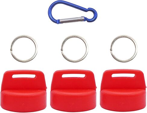 غطاء مفتاح الإشعال الأحمر 5433534 5431964 لبولاريس تشويش إذاعي RZR 570 800 900 1000 3 قطعة in Kuwait