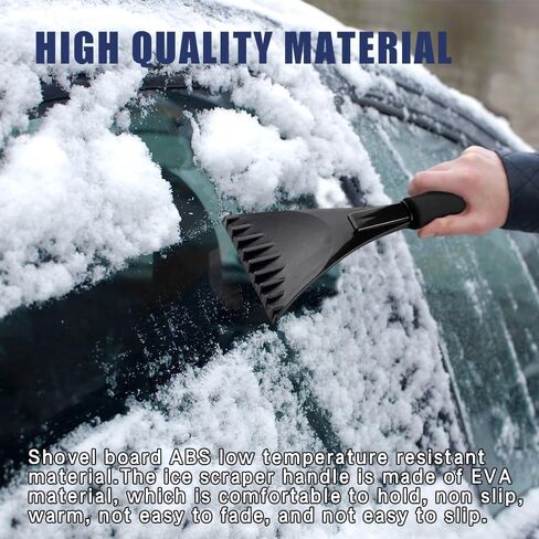 Ice Scrapers for Car Windshield, Scratch Free Ice, Snow, Frost Removal Tool with Foam Handle, Car Accessories Effective and Durable Ice Scrapers for Car Truck SUV Window and Windshield in Kuwait