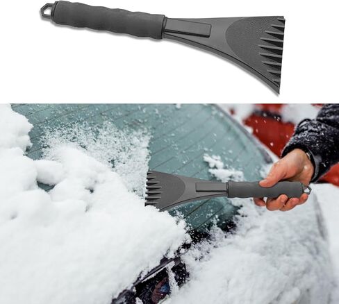 Ice Scrapers for Car Windshield, Scratch Free Ice, Snow, Frost Removal Tool with Foam Handle, Car Accessories Effective and Durable Ice Scrapers for Car Truck SUV Window and Windshield in Kuwait