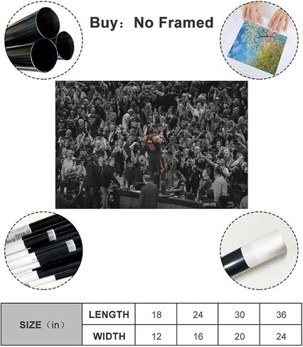 THOMIX LeBron James Poster 2 Canvas Poster Bedroom Decor Sports Landscape Office Room Decor Gift Unframe: Unframe:12x18inch(30x45cm) in Saudi Arabia