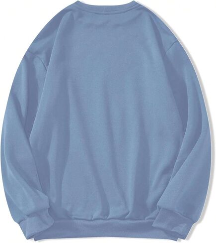 سويت شيرت SweatyRocks نسائي برسوم جرافيك وأكمام طويلة ورقبة دائرية بلوفر كاجوال in Saudi Arabia