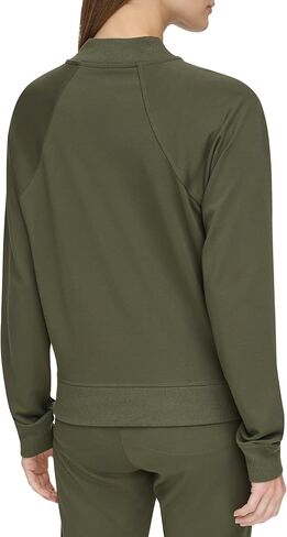 Andrew Marc Sport Women's Long Sleeve V-Neck Sporty Jersey Pullover in Saudi Arabia