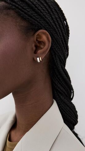 SHASHI Women's Double Katerina Two Tone Earrings in Saudi Arabia