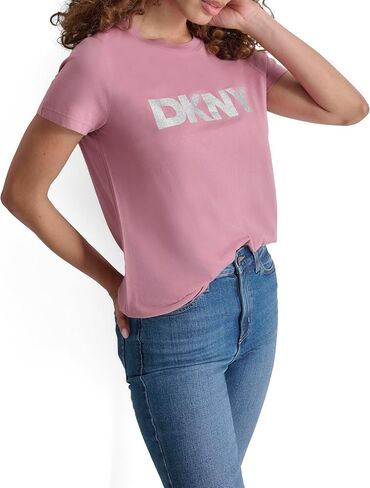 DKNY Women's Comfortable Soft Glitter Top in Saudi Arabia