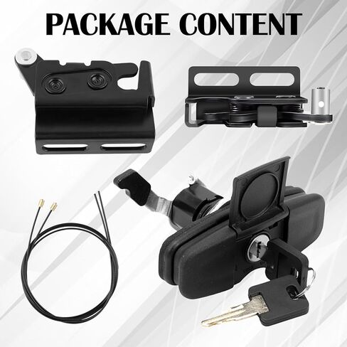 قطع غيار قفل غطاء الشاحنة، مجموعة مقبض ملتوي، غطاء باب الشاحنة، مزلاج دوار، قفل على شكل حرف T متوافق مع شاحنة Leer in Kuwait