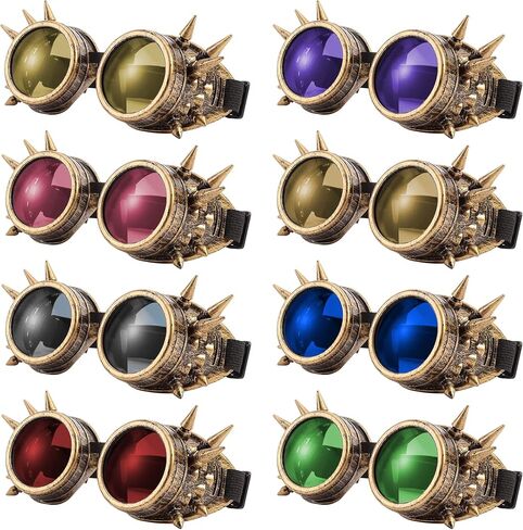 نظارات Lelinta Vintage Steampunk 7 أزواج من العدسات القابلة للتبديل in Kuwait