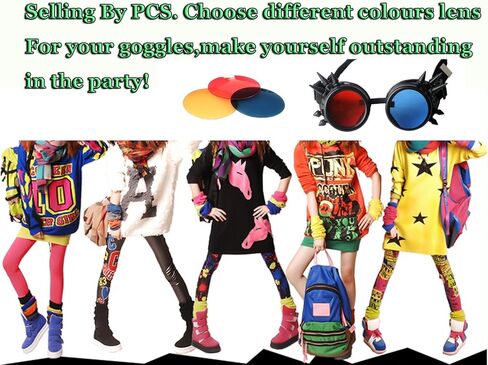 نظارات Lelinta Vintage Steampunk 7 أزواج من العدسات القابلة للتبديل in Kuwait