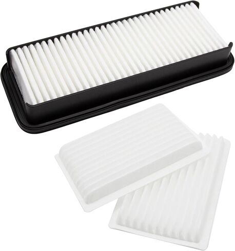 Cab Air Filter Kit,T1855-71600 Air Filter,6A671-75090 Filter Element Replacement for Kubota Tractor SVL75-2C/75C/90-2C/90C（Filter and Replacement） in Saudi Arabia