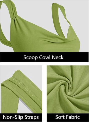 Wenrine Womens Sexy Backless Maxi Dress Bodycon Cowl Neck Sleeveless Party Club Dresses in Saudi Arabia