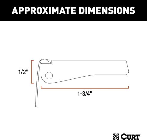 CURT 81999 مزلاج أمان بديل لخطاف Clevis لـ CURT #81950 أو #81960 in Saudi Arabia