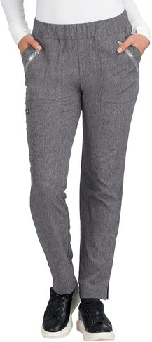 بنطال KOI Basics 737 للنساء من Jane Scrub باللون الرمادي المنقط XLT in Kuwait