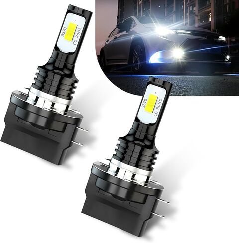 قطعتان من مصابيح الضباب للسيارة، لمبة سبائك الألومنيوم H11B 80 وات، رقاقة CSP مضادة للضباب، مناسبة لمعظم السيارات (أبيض) in Kuwait