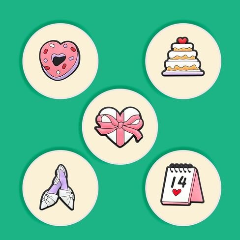 Panda Butterfly Valentine's Day Breast Cancer Shoe Charms, Curling Sport Feminist Sea Exploration Croc Charms Pack for Shoe Decoration in Saudi Arabia