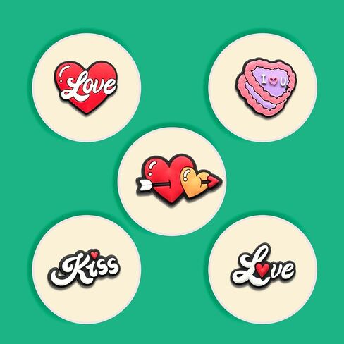 Panda Butterfly Valentine's Day Breast Cancer Shoe Charms, Curling Sport Feminist Sea Exploration Croc Charms Pack for Shoe Decoration in Saudi Arabia