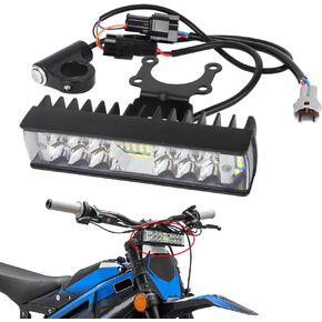 AUTOVIC Dirt Bike Front Light Bar Plug and Play Motorcycle Headlight Kit for Talaria Sting R MX4 Sur-Ron Segway X260 6000K High Transmittance Farther and Wider View
