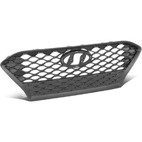 شواية DNA MOTORING OE Style مع فتحة شارة متوافقة مع 18-21 Kona Luxury/Preferred/SE/SEL/Essential، رمادي غير لامع، OEM-GR-HY1200215