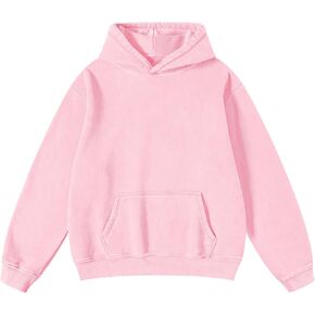 Dnzzs Womens Oversized Hoodie Acid Wash Hoodie Vintage Sweatshirt Heavyweight Fleece Cotton Streetwear Trendy Hoodies in Kuwait