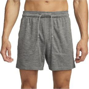 Nike Yoga Men's Dri-FIT 5" Unlined Shorts (Cool Grey/Heather/Cool Grey, FB7786-065)