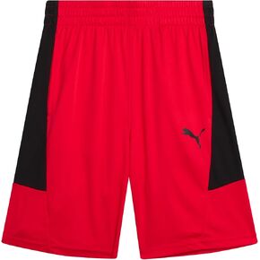 PUMA Boys' Active Shorts - Athletic Interlock Performance Breathable Quick Dry Basketball Shorts for Boys (Sizes: 4-20)
