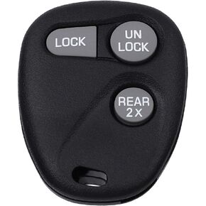 cciyu Remote Key Fob 1997-1999 Fit for Chevrolet Astro 4.3L 1999-2002 Fit for Chevrolet Express 1500 4.3L 3 Buttons 16245100-29, ABO1502T, 16207901-5