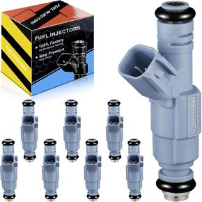 0280155849 4.7L Fuel Injectors For:-Dodge Dakota Durango 2001-2007, For:-Jeep Grand Cherokee Commander 2001-2007, For:-Chrysler Aspen 2007 For:-Mitsubishi Raider 2006-2007 (Set of 8)