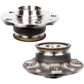 ECCPP Wheel Hub and Bearing Assembly Rear 512336 fit for Audi A3 2006-2017,for Volkswagen for Beetle 2012-2014,for Volkswag 5 Lugs Wheel Bearing Hubs with ABS 2pcs