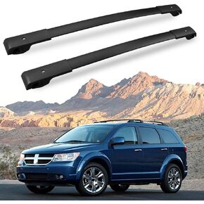 Cross Bars Roof Racks fit for 2009-2020 Dodge JCUV Journey,Luggage Crossbars Cargo Bag Carrier Aluminum Rooftop Set Carrying Kayak Bike Canoe