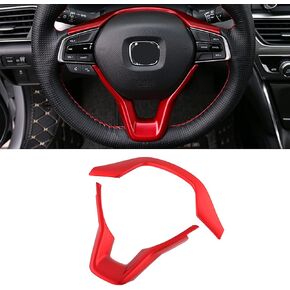 Car Accessories Fit For Honda Accord 10th Gen 2018-2022Interior Button Upper & Lower Frame Decoration Cover Trim（ Red) ABS 2 PCS