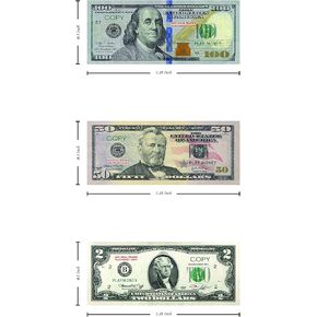 Custom Toys & Hobbies Miniature Play Copy Fake Kids Money 0.5 x 1.2 Inches 10 Pieces 500 1000 5000 10000 for Doll House Accessories Diorama Tiny Cash Register Toy 2-Sided Scale Model Money Stack