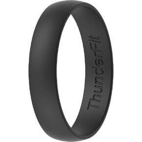 ThunderFit Unisex Silicone Wedding Rings, Rubber Engagement Bands, Variety Multipack 1,4,7