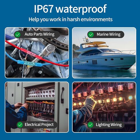 12-10 AWG 80 قطعة من موصلات المؤخرة المنكمشة بالحرارة in Kuwait